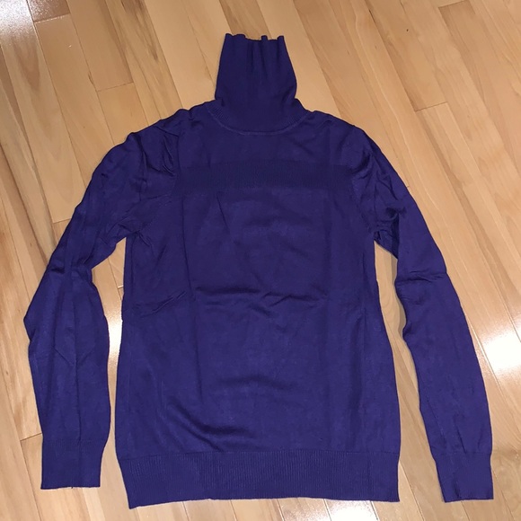 VEUC/LIKE NEW RW&CO Purple Turtleneck - size XL - Picture 1 of 15